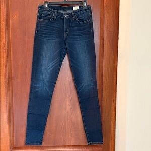 Women's Skinny Jeans in Dark Blue